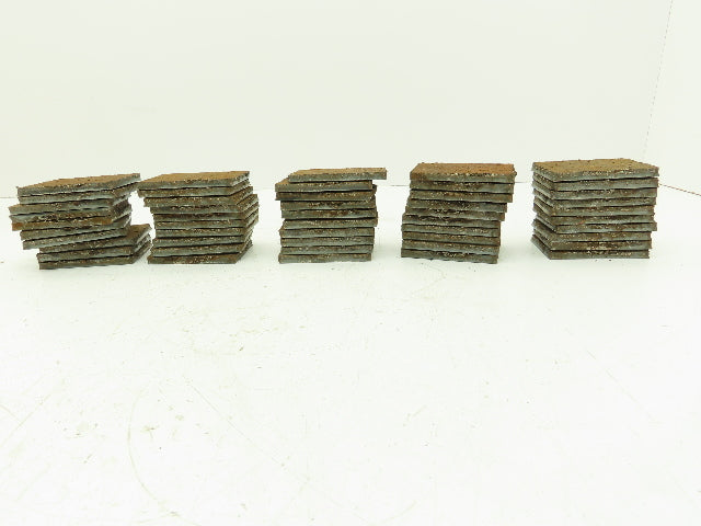 1/4"x 2x3" Carbon Steel Abrasion Resistant Clad Plate Flat Wear Bar Lot of 50