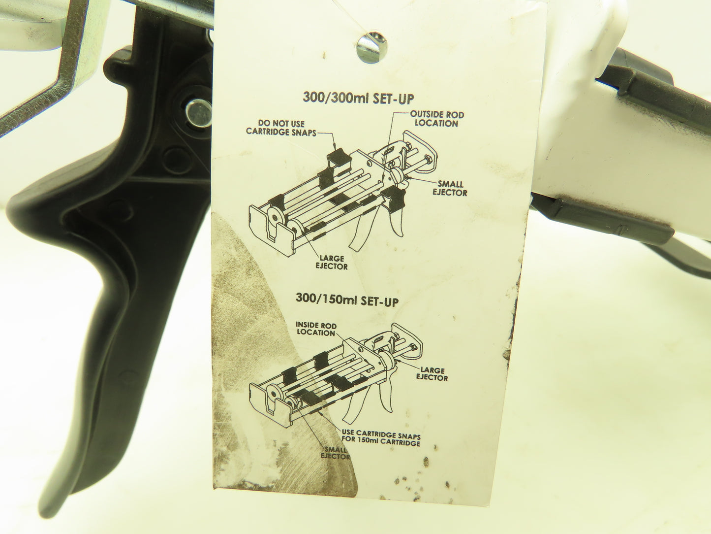 Granger 5UXR2 Manual Dispensing Cartridge Gun Dual Cartridge Epoxy 300/300ml