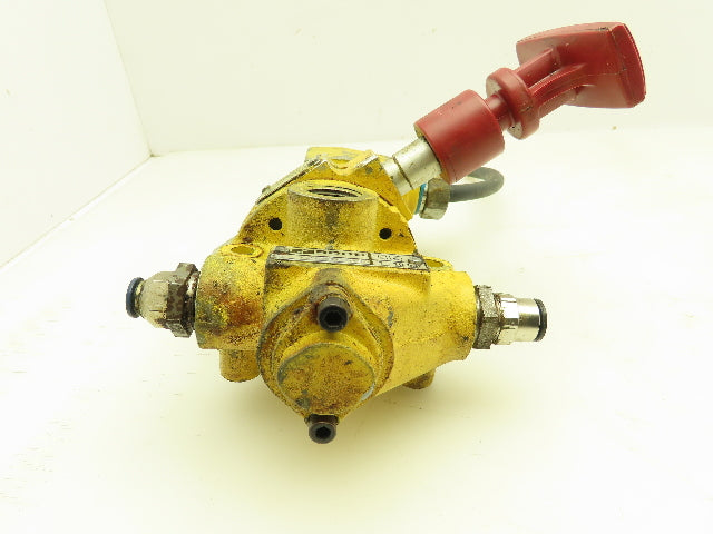 Ross Y2773A4082 Pneumatic Solenoid LOX Lock-Out Control Valve 3/2-Pos 120V 1/2"