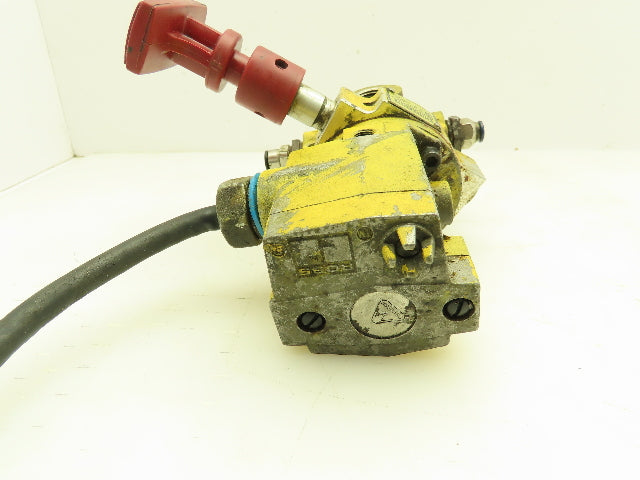 Ross Y2773A4082 Pneumatic Solenoid LOX Lock-Out Control Valve 3/2-Pos 120V 1/2"