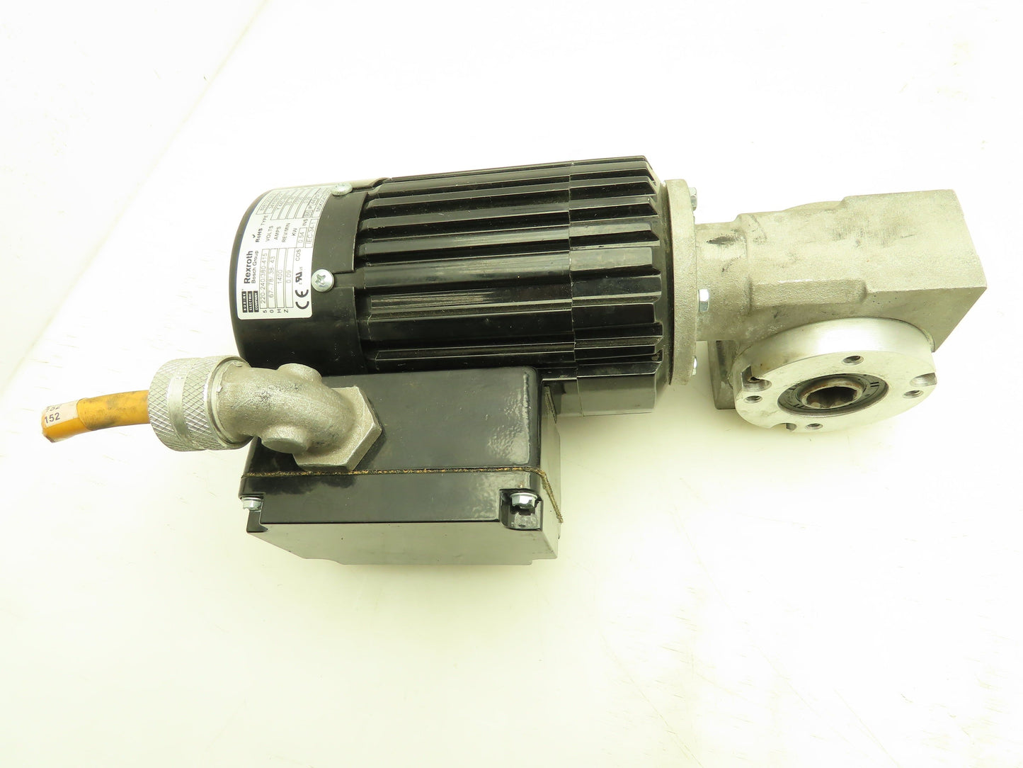 Rexroth 3842503060 Gearmotor Speed Reducer 7 Nm 15:1 Ratio 0.09kw Motor 480V 3Ph