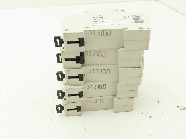 Eaton WMZS1D10 Miniature Circuit Breaker 1 Pole 10A 400V Lot of 5