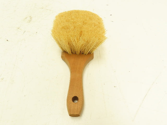 Osborn Pro 81018 Short Wood Handle Tampico Utility Scrub Brush Lot of 6