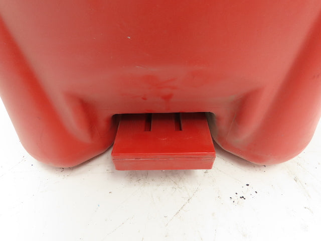 Eagle 935-FL Oily Waste Can 10 Gallon High Density Poly Red