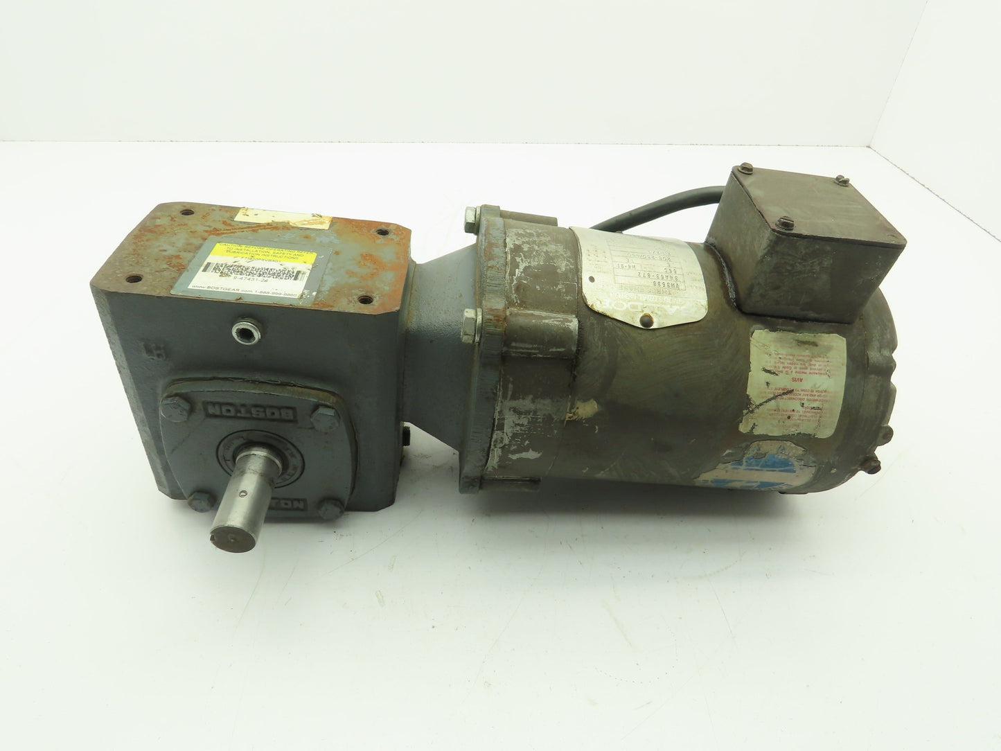 Boston Gear F718-10 B5 Speed Reducer 10:1 Gearmotor 172 RPM .5Hp 460V 3PH 56C LH
