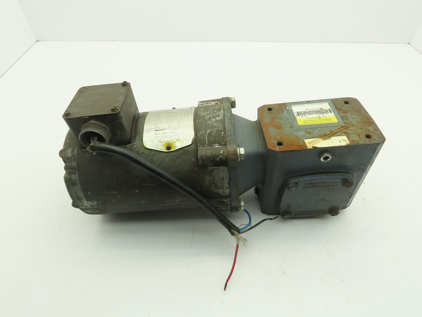 Boston Gear F718-10 B5 Speed Reducer 10:1 Gearmotor 172 RPM .5Hp 460V 3PH 56C LH