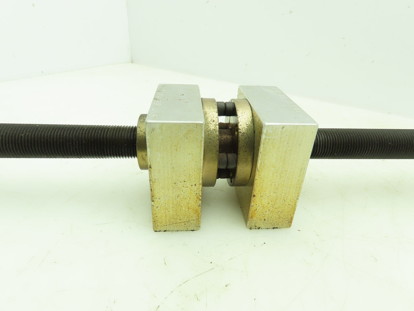 Manual Linear Guide Bearing Block Ball Screw 3/4" Dia 21"L