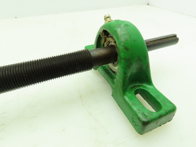 Manual Linear Guide Bearing Block Ball Screw 3/4" Dia 21"L