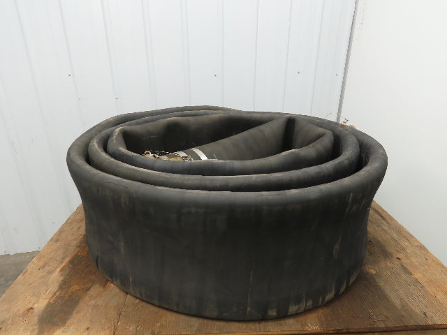 8"x 25' Rubber Nylon Suction Hose Female PT 80C Brass Camlock Coupling