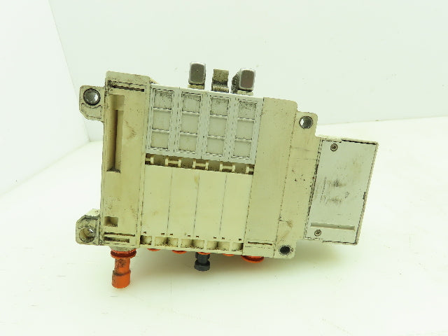 SMC VQC2100N-51 / VQC2300N-51 Pneumatic Solenoid Valve 4-Station Manifold Block