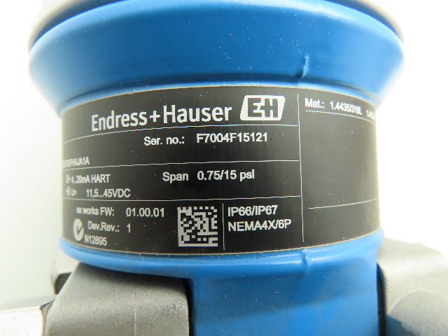 Endress+Hauser Deltabar M PMD55-5UL1/0 Differential Pressure Transmitter