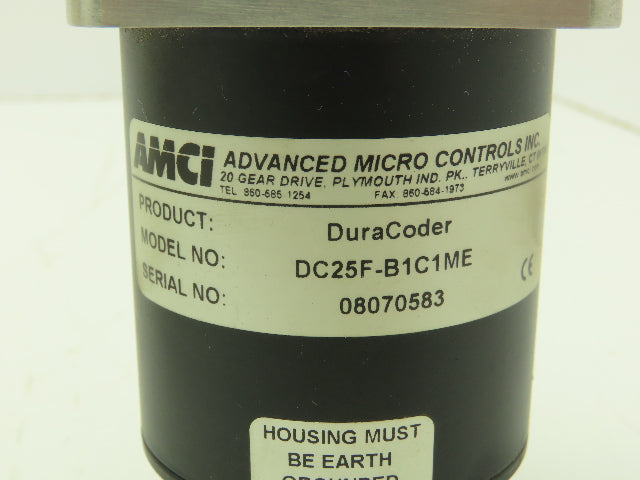 Advanced Micro Controls DC25F-B1C1ME Duracoder Incremental Rotary Shaft Encoder
