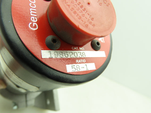 Ametek 19862038 Gemco Resolver 58:1 Ratio Gear Head Encoder