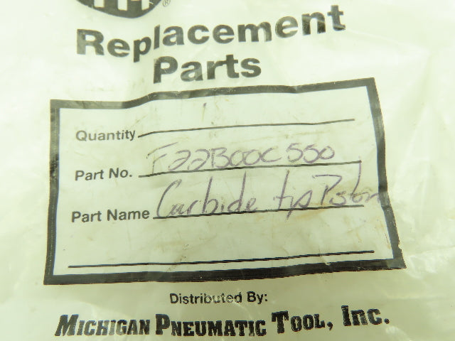 Michigan Pneumatic F22B00C550 Piston Carbide Tip Hammer Scaling Tool