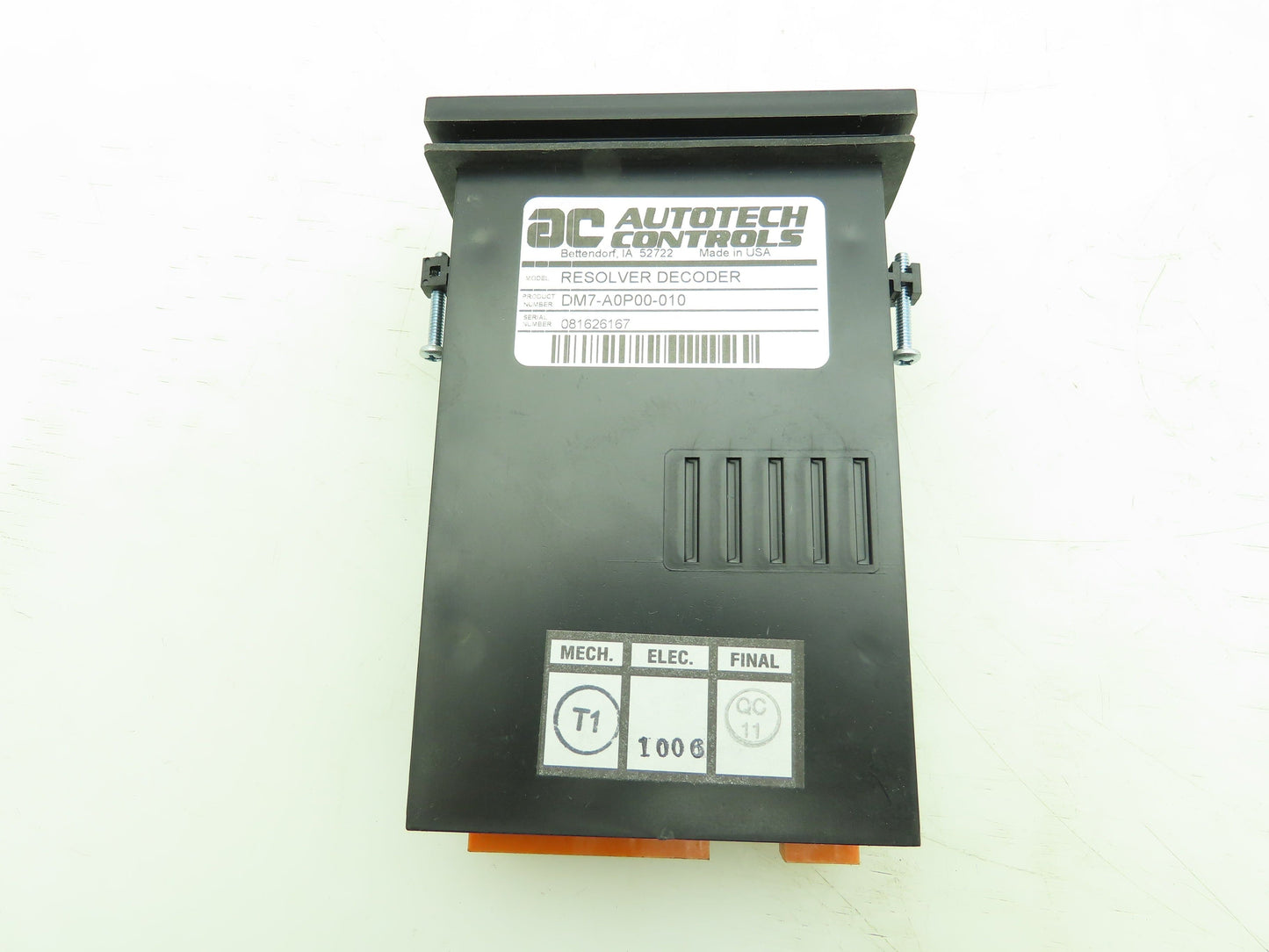 Autotech DM7-A0P00-010 Programmable Resolver Decoder Encoder Digital Panel Meter