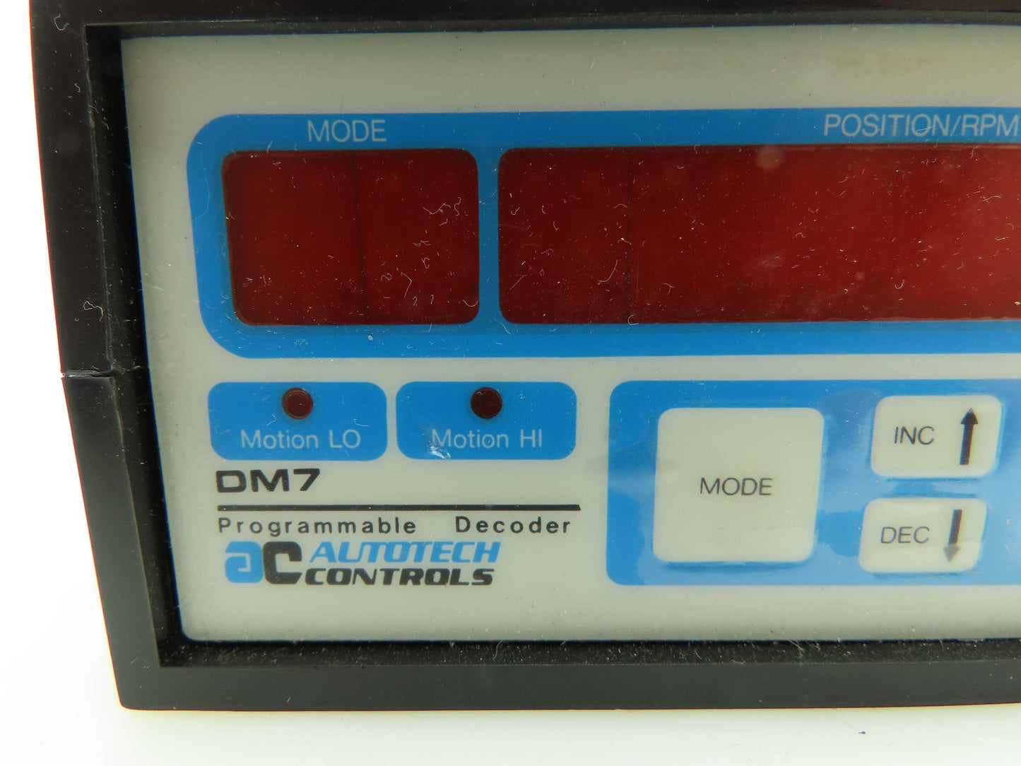 Autotech DM7-A0P00-010 Programmable Resolver Decoder Encoder Digital Panel Meter