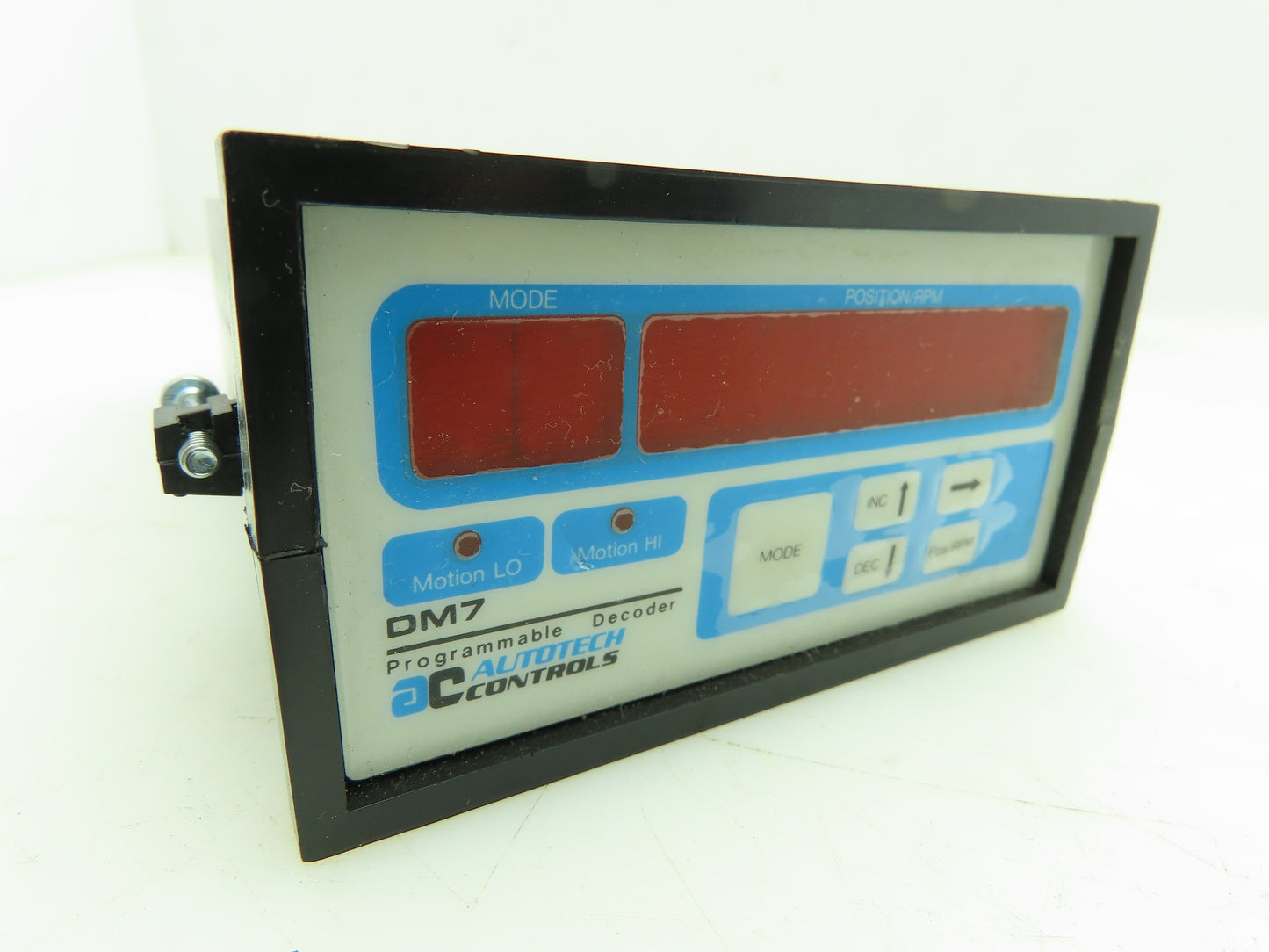 Autotech DM7-A0P00-010 Programmable Resolver Decoder Encoder Digital Panel Meter