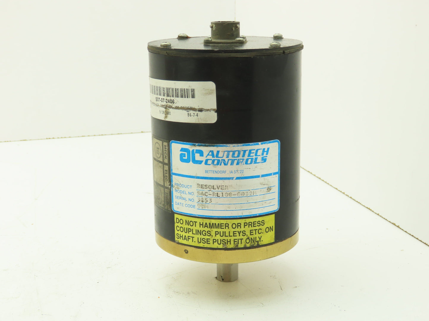 AC Autotech Controls SAC-RL100-G032M Geared Resolver Rotary Encoder 4"