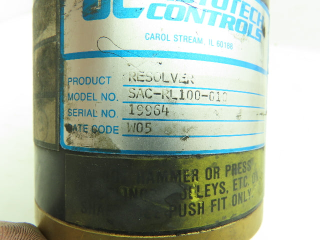 AC Autotech Controls SAC-RL100-010 Geared Resolver Rotary Encoder 4"