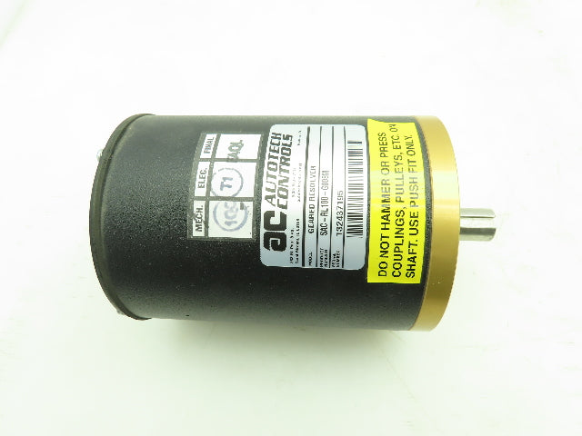 AC Autotech Controls SAC-RL100-G008M Geared Resolver Rotary Encoder 4"