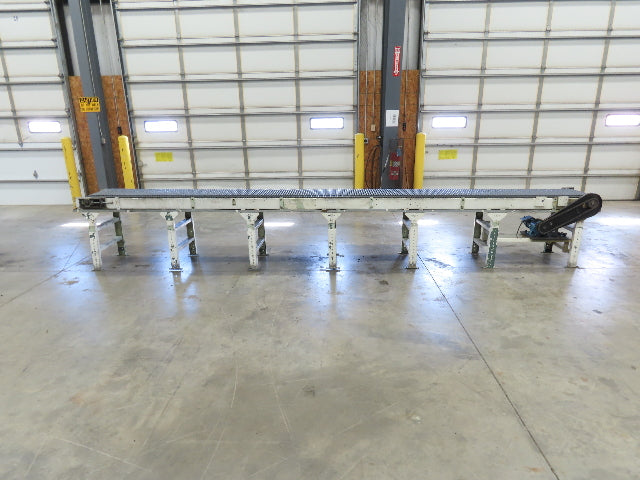 18"x 18' Intralox Roller Top Plastic Chain Accumulating Conveyor 460V 3PH