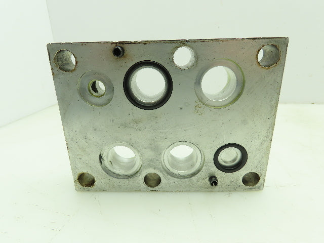 Daman AD08TPXY4S Aluminum Tapping Plate X&Y Ports SAE-4 D08 Lot of 2