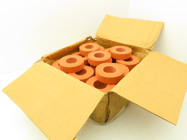 Red Silicone Rubber Roller Heat Transfer 4.25" OD 2" ID 1.12"W Box of 50