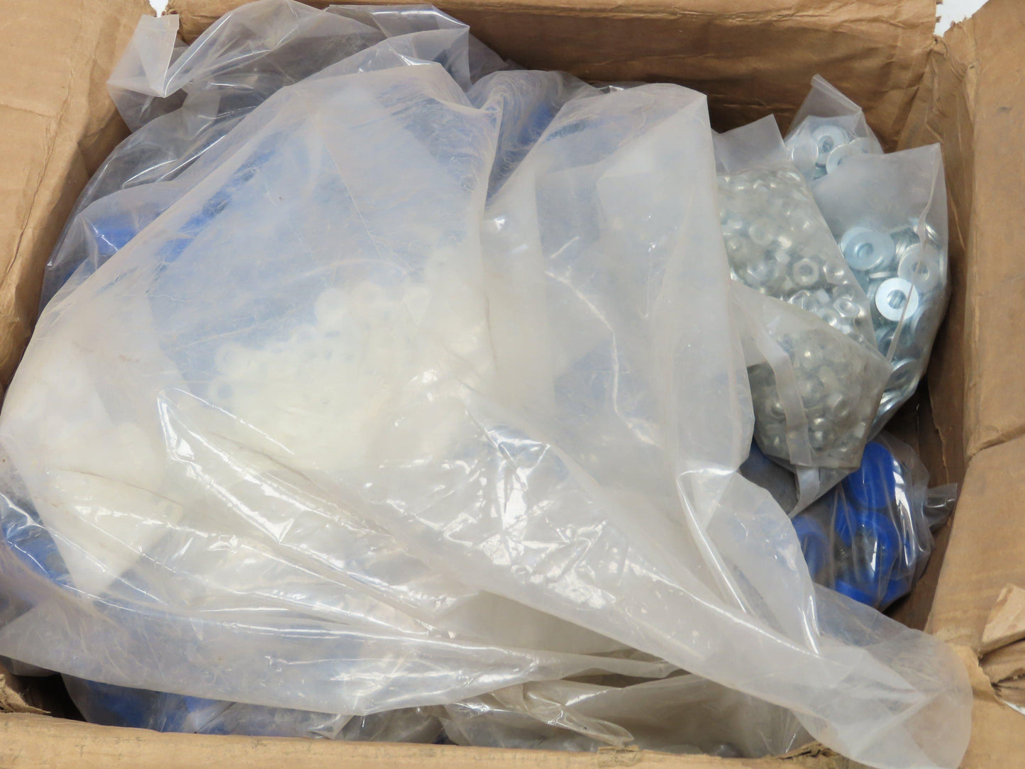 1-1/8" Blue Plastic Leveling Feet 1/4-20 Threaded Stud  Lot of 480