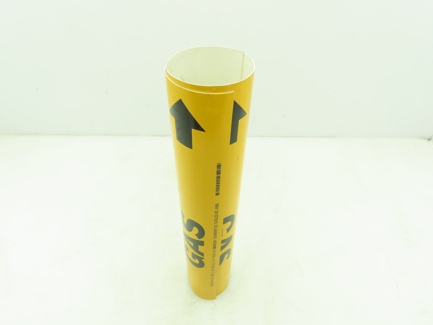 Brady 41666 Yellow Gas Pipe Marker 2-1/2" to 3-1/4" Lot of 7