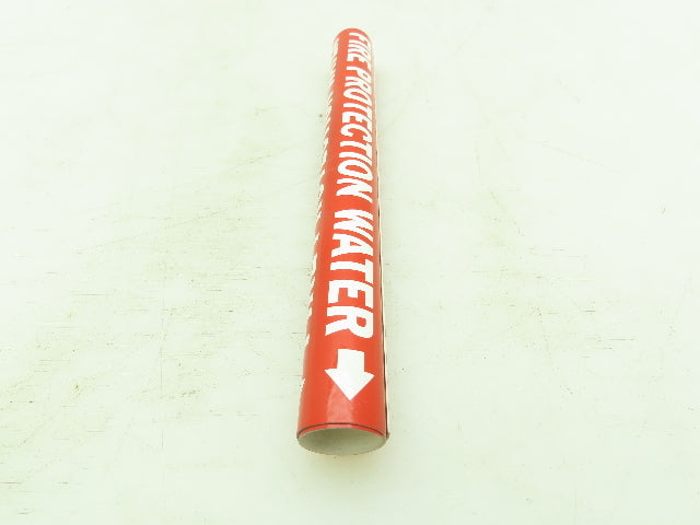 Brady 41431 Pipe Marker Fire Protection Water Size A 3/4"-1" Lot of 14