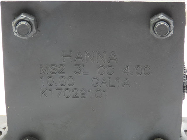 Hanna Series 3L MS2 Hydraulic Cylinder 4" Bore 10" Stroke 1800 PSI Side Lug