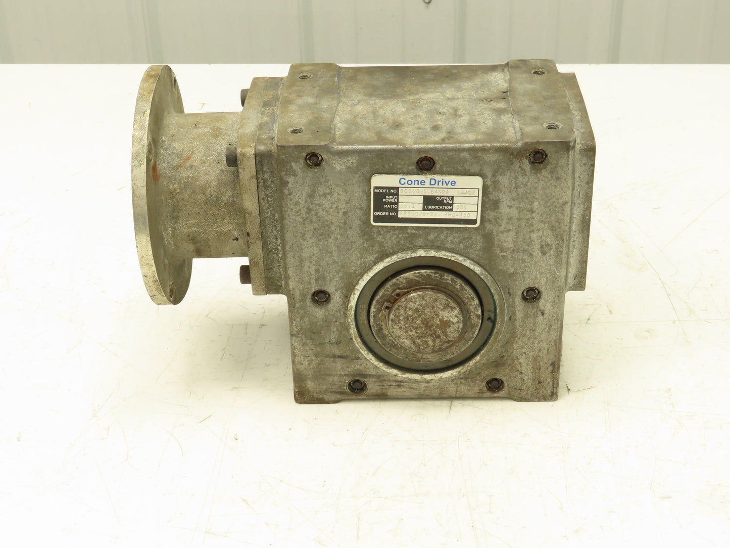Cone Drive B081025.BANRA Speed Reducer Gearbox 25:1 Ratio 1.5" RH Output