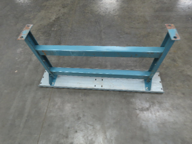 40" Wide Conveyor Leg Stationary Floor Support Blue 24-29" Adj Height Lot of 4