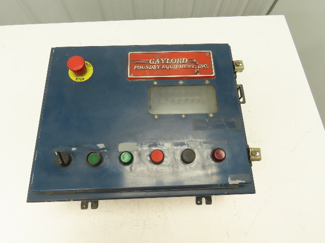 Hoffman A162008LP Electrical Enclosure 16x20x8" Back Plate Pushbutton