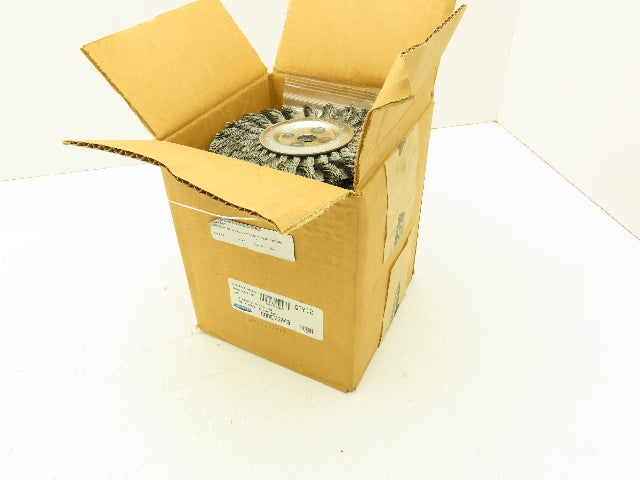 Osborn 26043 6" Knot Wire Wheel Brush 1/2" x .0160 x 5/8" 9000 RPM Lot of 12