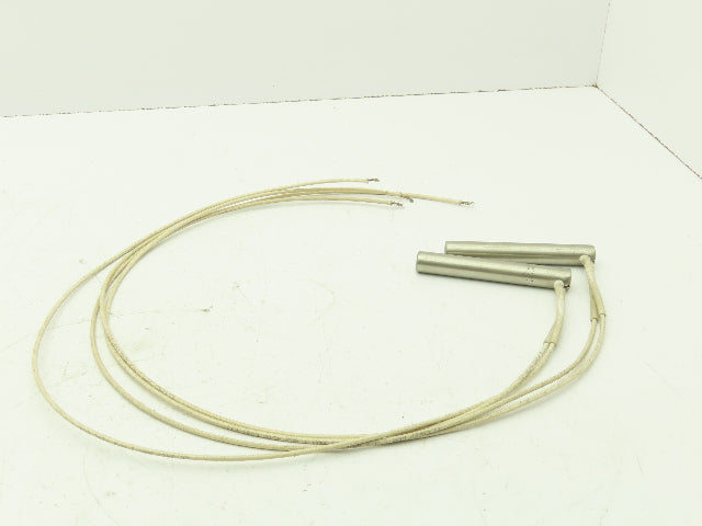 Vulcan U13 5/8" Cartridge Heater 500W 480V 90° 32" Leads Lot of 2