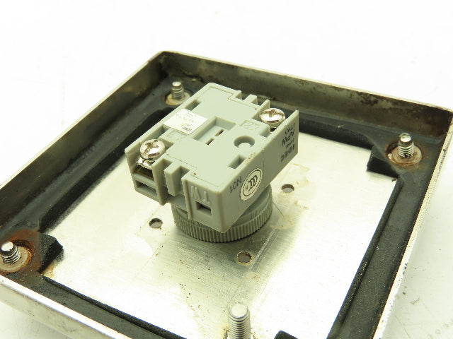 Hoffman E1PBGXSS Electrical Enclosure Pushbutton Stainless Steel 24V Indicator