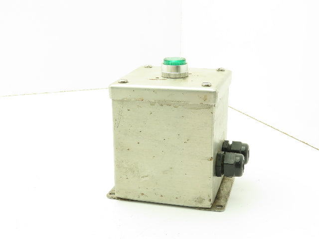Hoffman E1PBGXSS Electrical Enclosure Pushbutton Stainless Steel 24V Indicator