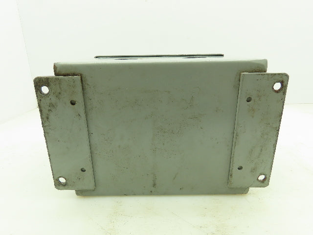 SCE 8x6x6" Steel Electrical Enclosure Junction Box with Euro 4 Terminal Blocks