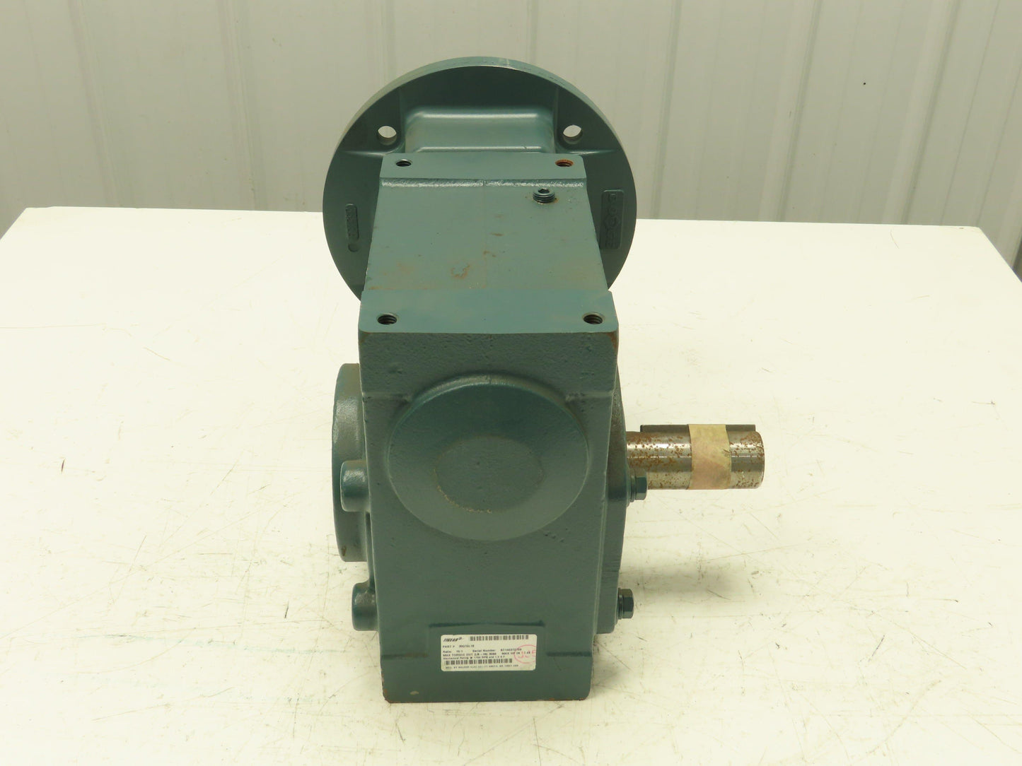 Dodge 35Q15L18 Tigear 2 Worm Gearbox 15:1 Reducer 7.4Hp 117 RPM LH 180TC