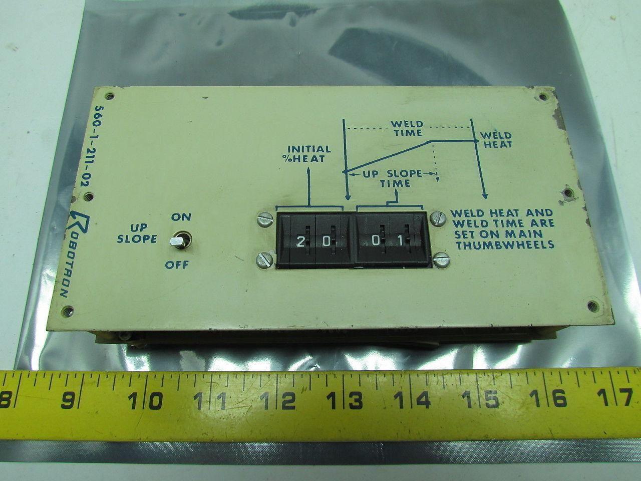 Robotron 560-1-211-02 560121102 12 VDC Controller