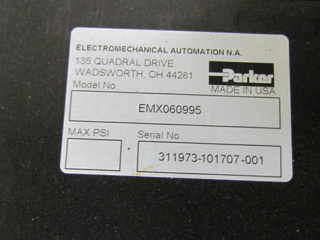 Parker EMX060995 Electric Ball Screw Actuator Cylinder MPP1153P6S-KPSN Motor