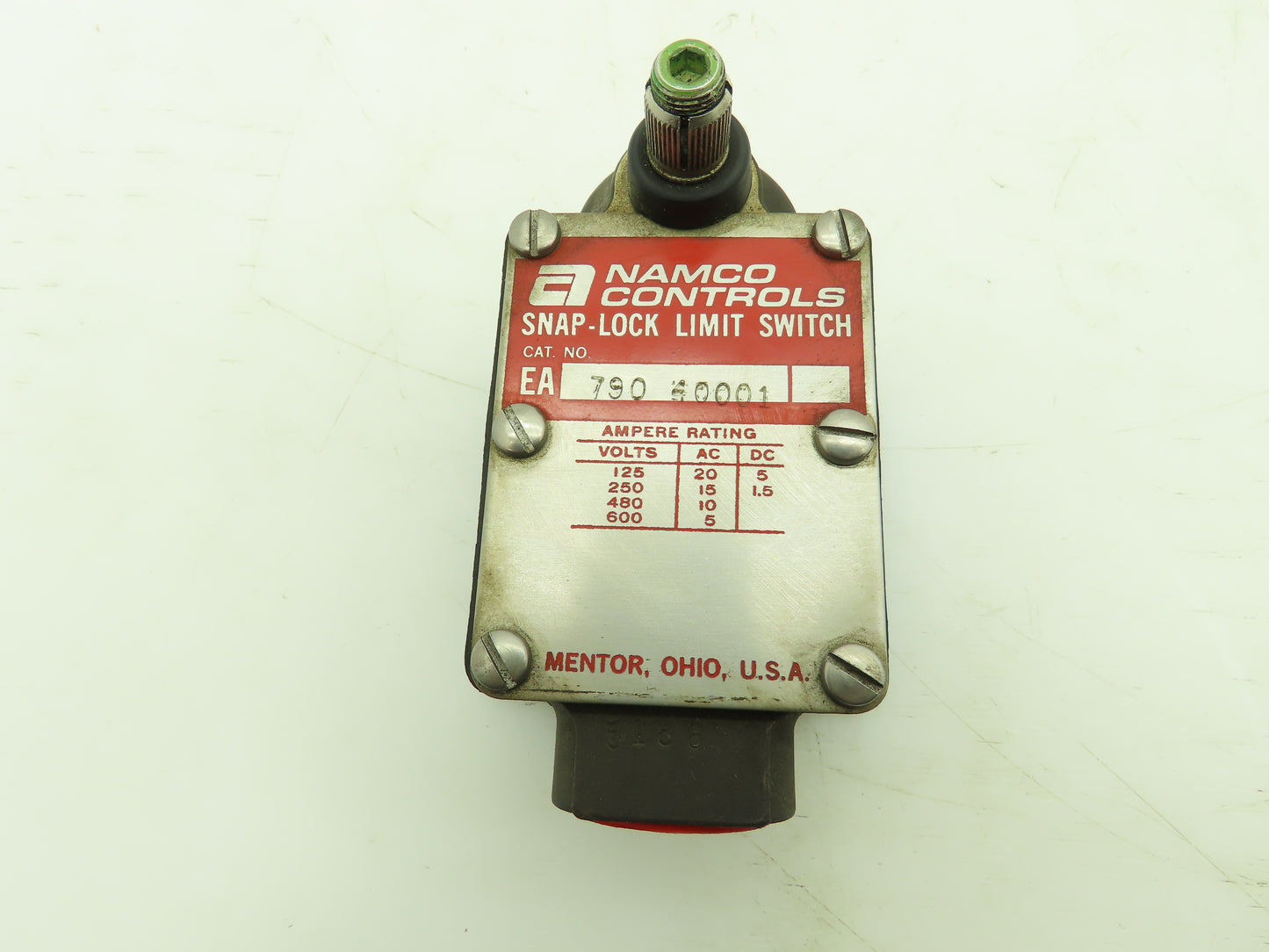 Namco Controls EA790 40001 Snap-Lock Cam Limit Switch 600V