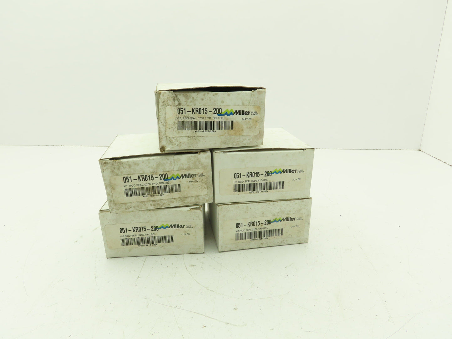 Miller 051-KRO15-200 Cylinder Piston Rod Seal And Bolted Bushing 2"Dia Lot Of 5