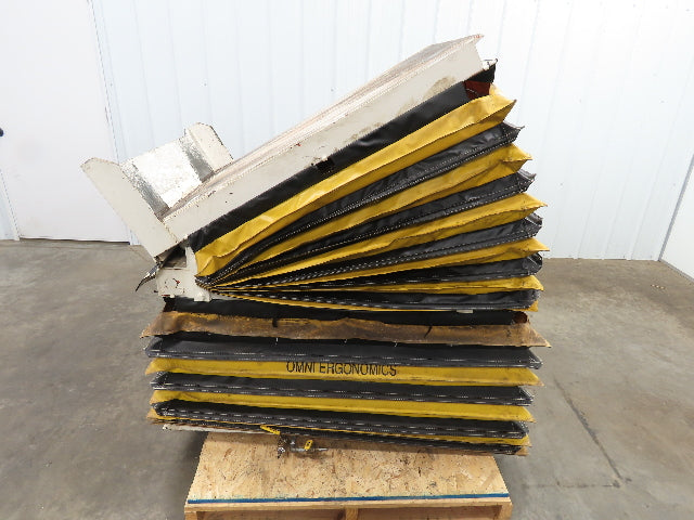 Omni Ergonomics EL-24 Air Pneumatic Scissor Lift Tilt Table 2700LBS 33x43" Top