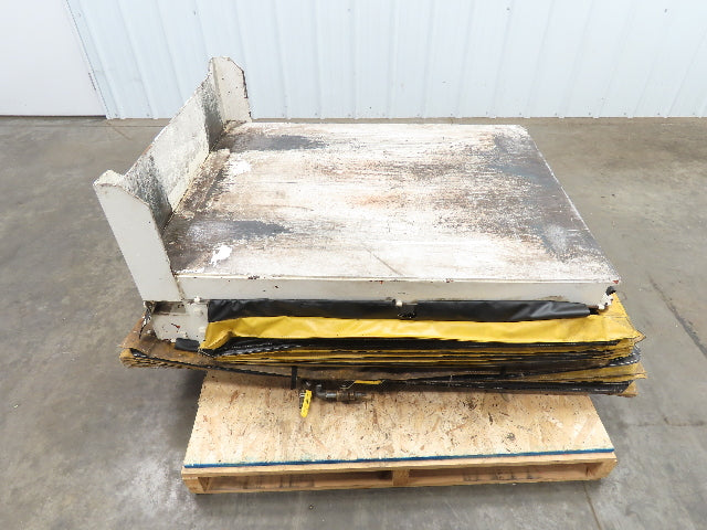 Omni Ergonomics EL-24 Air Pneumatic Scissor Lift Tilt Table 2700LBS 33x43" Top