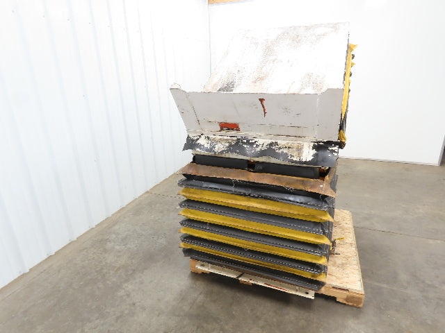 Omni Ergonomics EL-24 Air Pneumatic Scissor Lift Tilt Table 2700LBS 33x43" Top