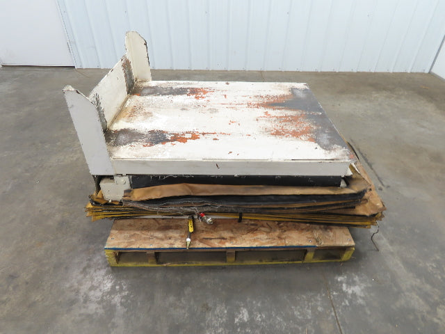 Omni Ergonomics Air Pneumatic Scissor Lift Table 2700LBS 33x43" Top 25° Tilt