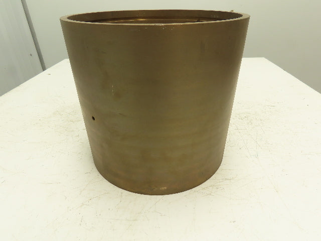 10.25" ID 11" OD 10"L Bronze Grooved Plain Bearing Sleeve Bushing