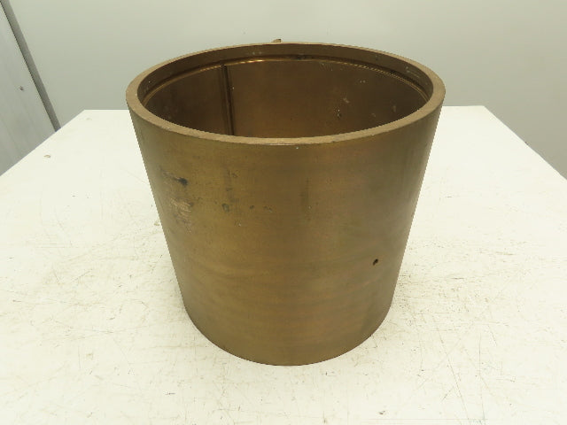10.25" ID 11" OD 10"L Bronze Grooved Plain Bearing Sleeve Bushing